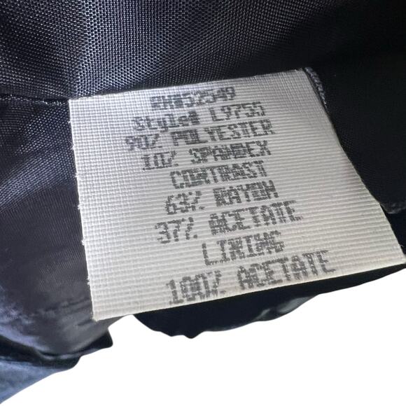 Laundry by Shelli Segal Sleeveless Sheath Dress Womens 12 Black Velvet Formal - Picture 6 of 7